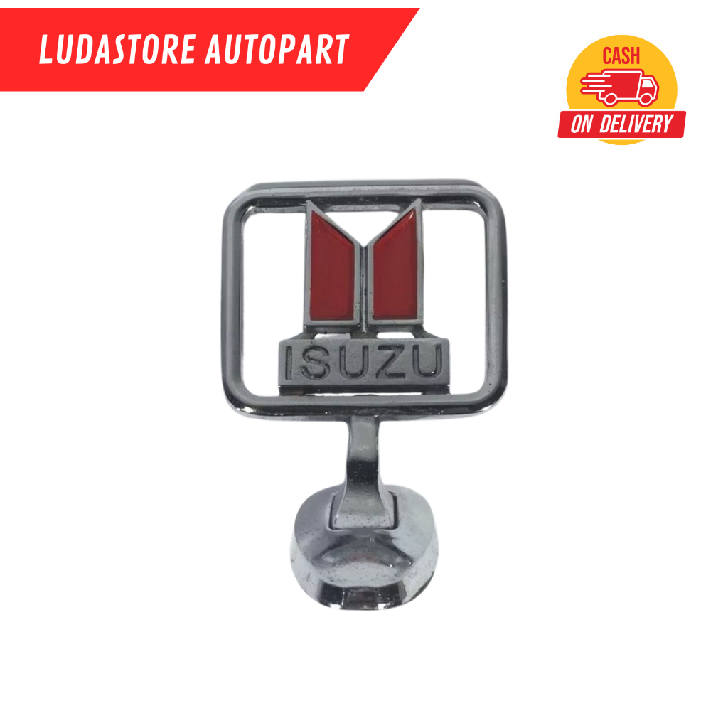 Emblem Kap Mesin Berdiri Mobil Isuzu