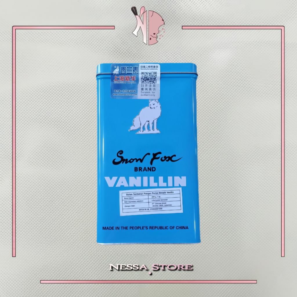 Vanillin / Vanilla Crystal Powder 500G (Snow Fox Brand)