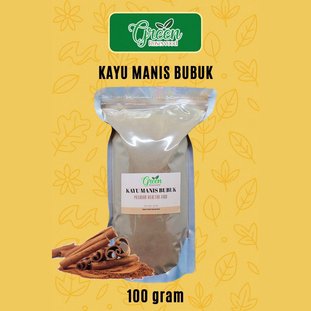 BUBUK KAYU MANIS GRADE A 100 GRAM / KAYU MANIS BUBUK ASLI 100GR / BUBUK KAYU MANIS MURNI PREMIUM ASL