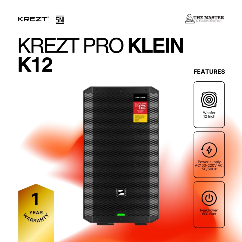KREZT PRO KLEIN K12 | KLEIN K-12 | 12 inch Active Speaker with DSP Speaker aktif