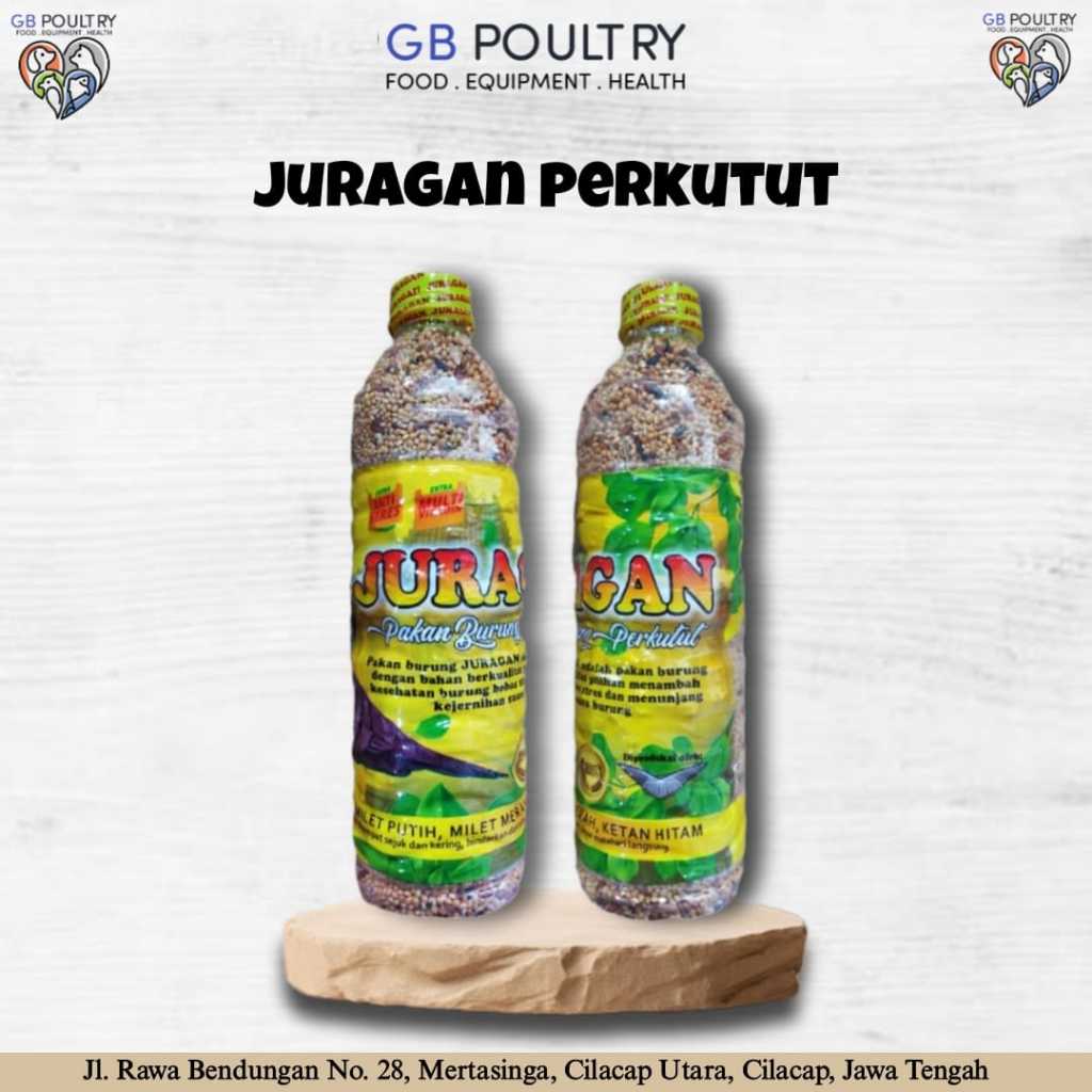 Juragan perkutut pakan burung botol