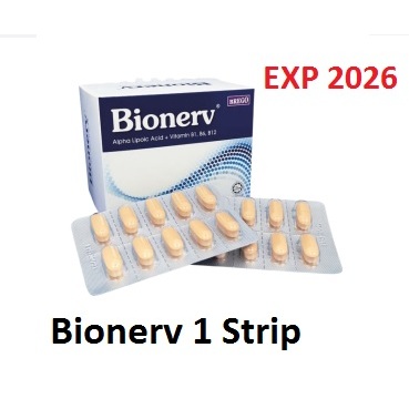 Vitamin Bionerv  1 Pack ( 3 Strip ) Vitamin B Complex (Vitamin B1, B6 & B12)