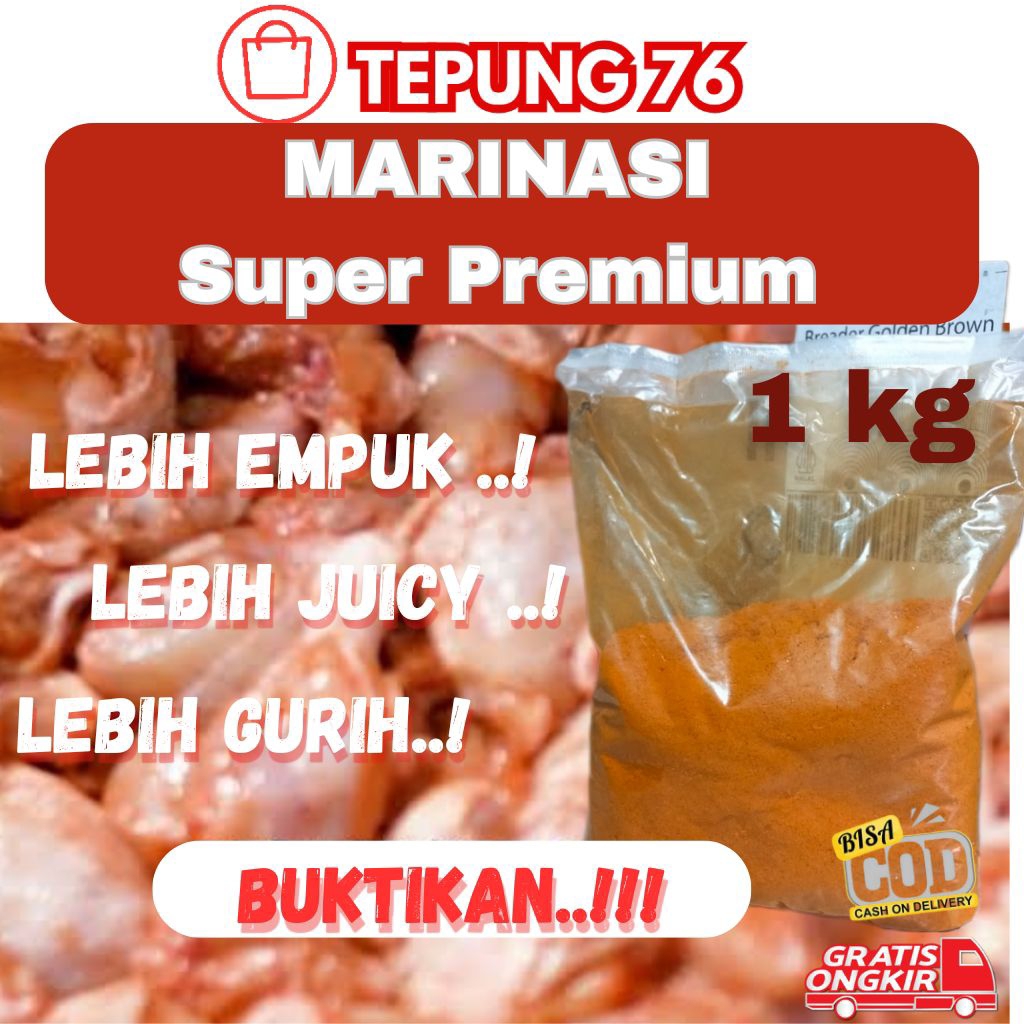 Bumbu Marinasi Ayam fried chicken KFC 1kg Bumbu Marinasi Daging Tepung Marinasi Ayam Tepung Marinasi