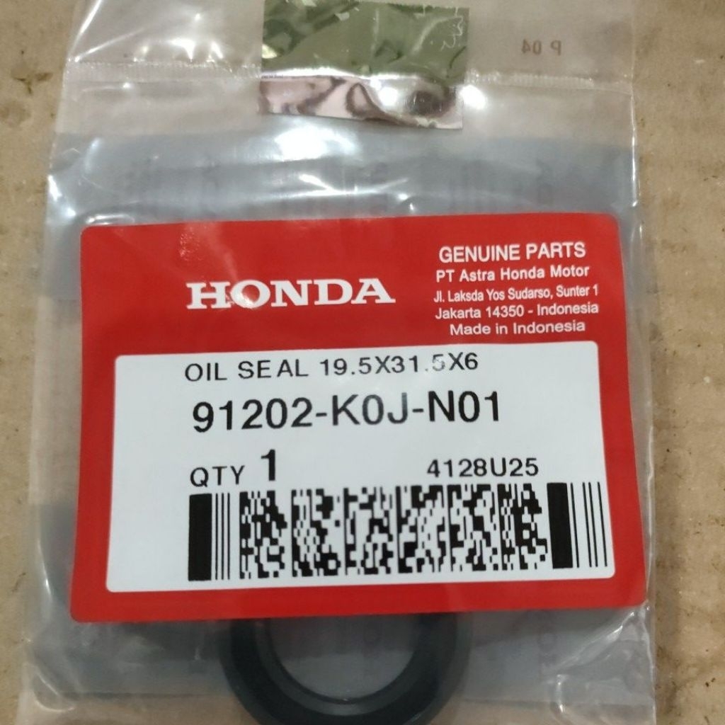 [AHM] Seal Kru As Kiri Honda GENIO, Kode Part: 91202K0JN01