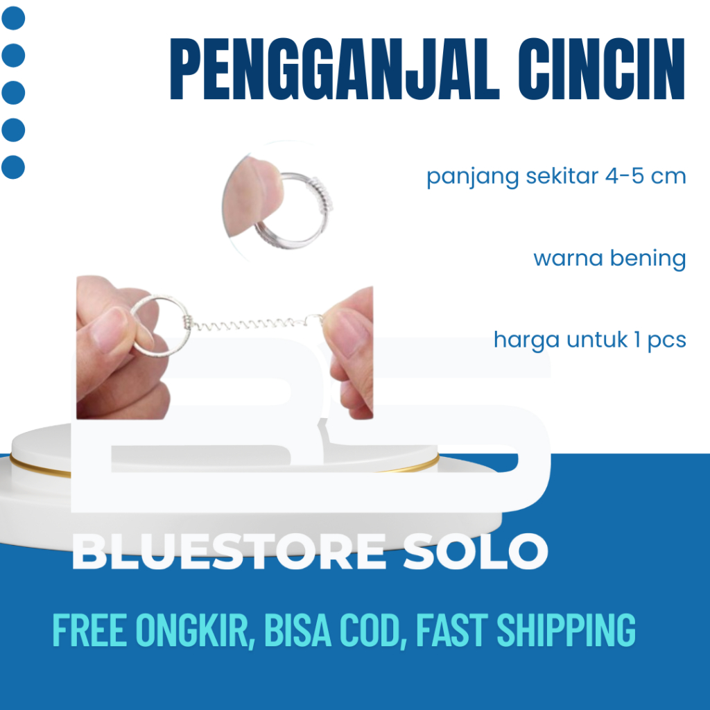 Pengganjal Cincin Alat Pengecil Ukuran Cincin Ganjal Ganjel Cincin Kecil Ukuran