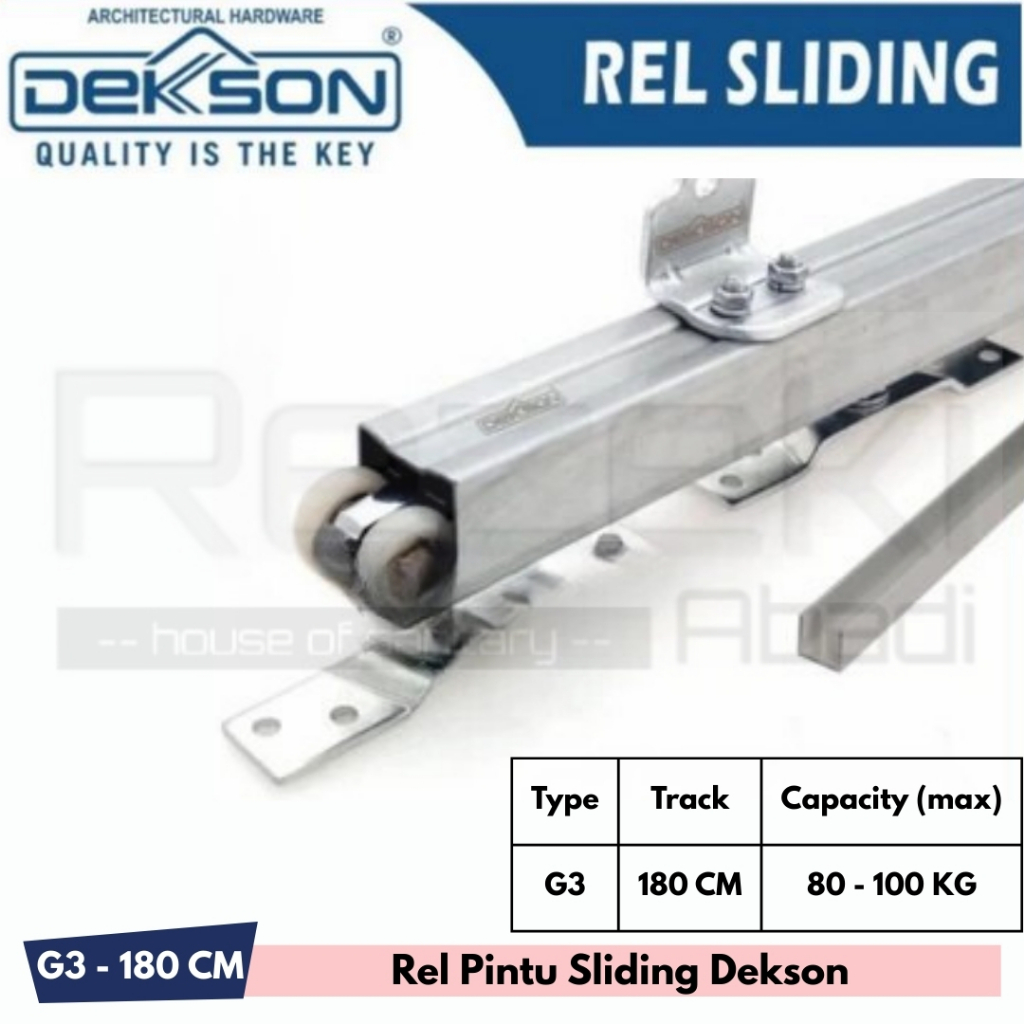 Rel Pintu Sliding merk Dekson / J3 / Rel Geser