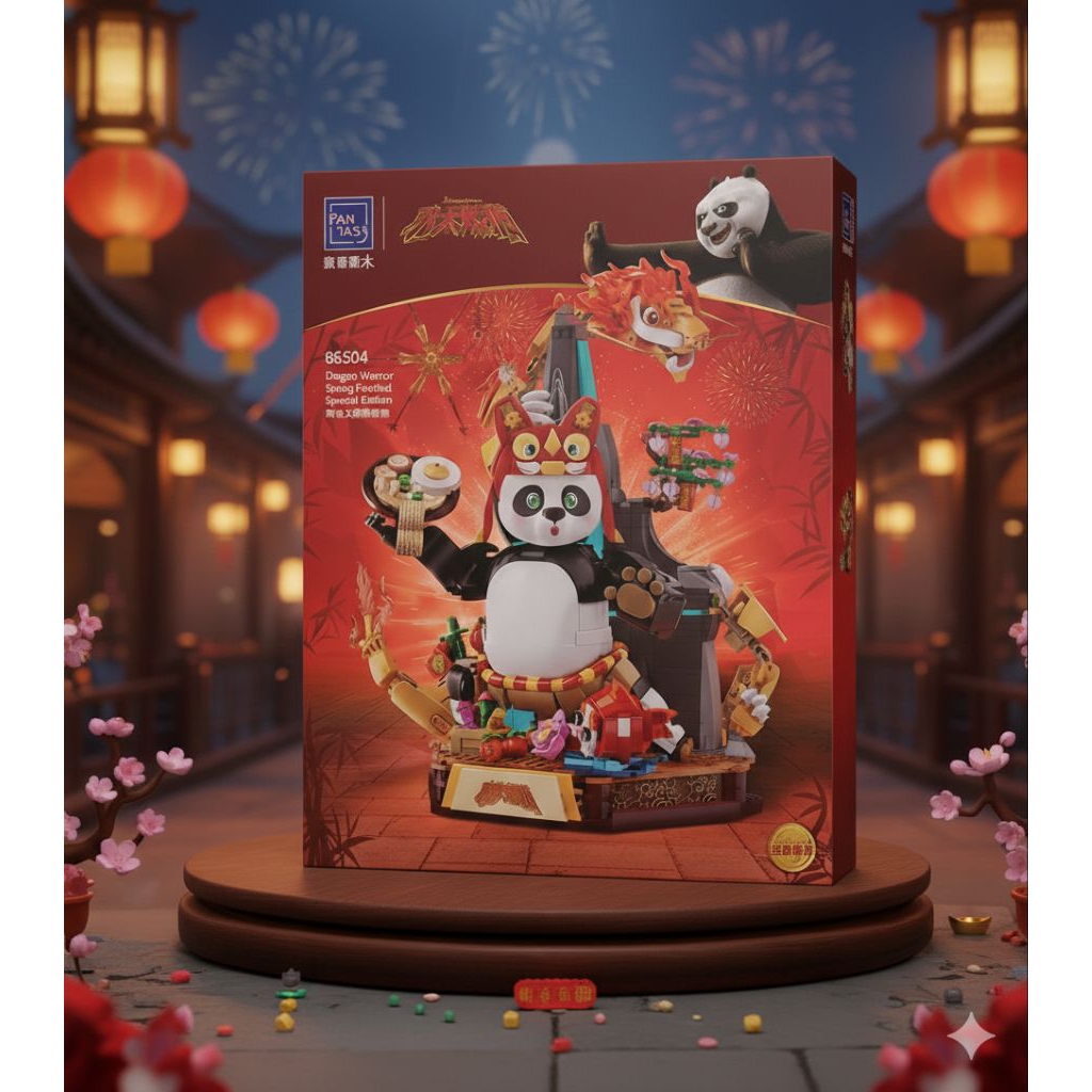 Lego Pantasy: KUNGFU PANDA (Dragon Warrior Spring Festival Special Edition) NEW