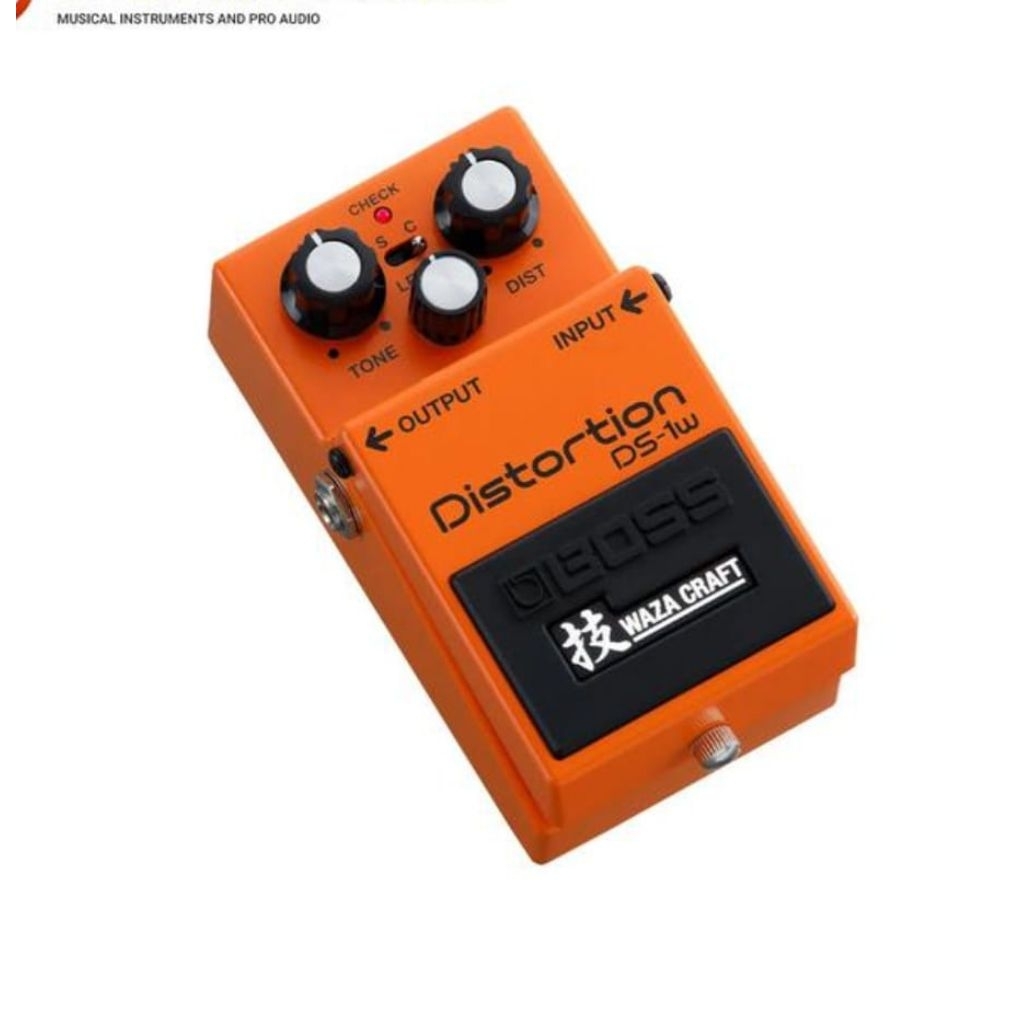Efek Gitar Boss Distortion DS-1w ds1w ds1 waza Boss Original