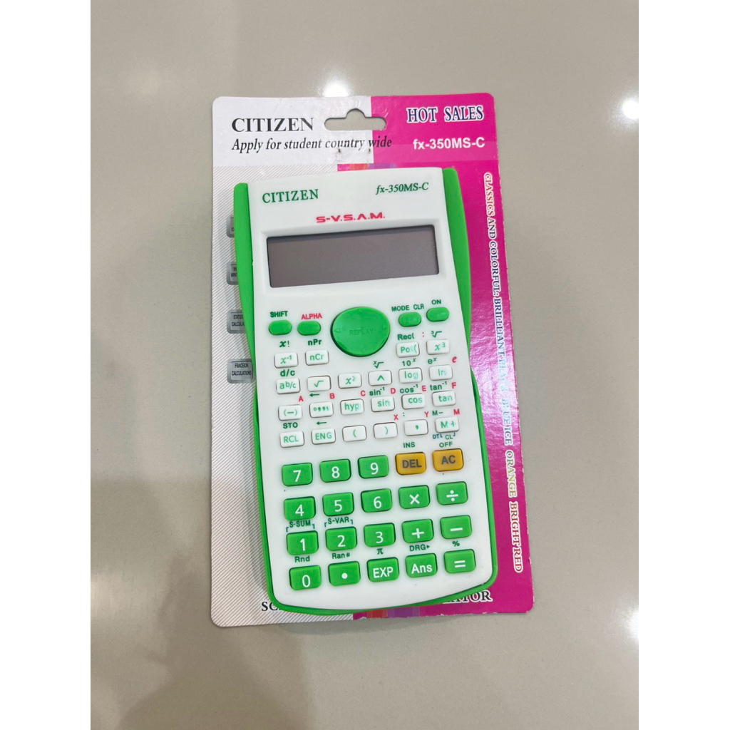 preloved kalkulator scientific citizen