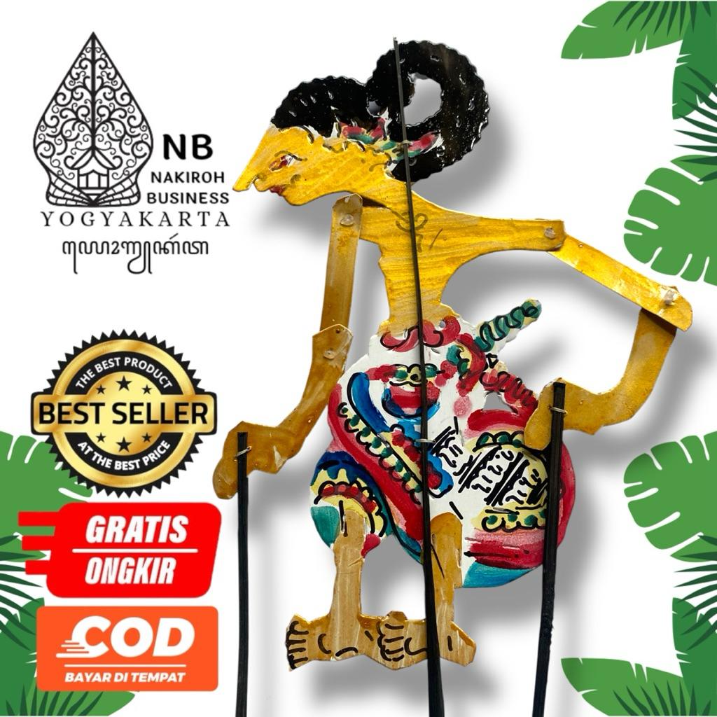 NAKIROHBUSINESS Wayang Arjuna/Janoko Bahan Kertas Duplex Tebal