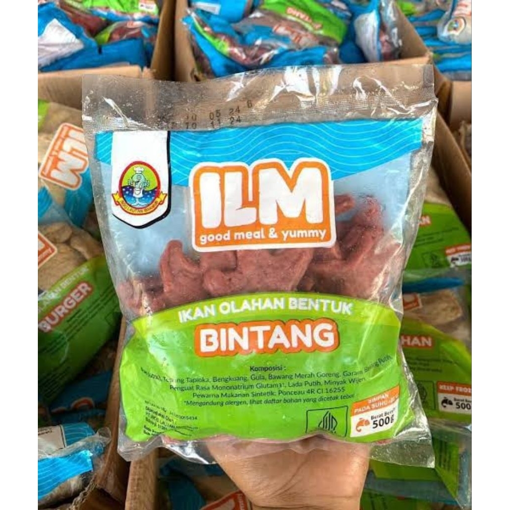 ILM Bintang 500gr / Olahan Ikan Bentuk Bintang / Sosis Bintang / ILM Bintang