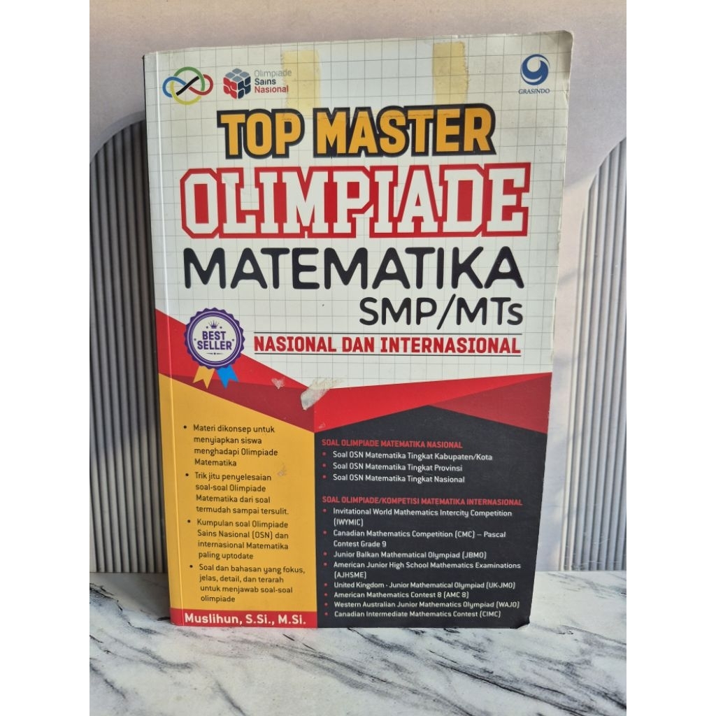 Buku Top Master Olimpiade Matematika SMP Nasional dan Internasional ORI