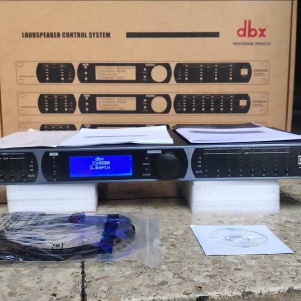 DLMS Driverack DBX CX4800 4in 8out New Grade A Fitur Lengkap CX 4800 Speaker Management Delay Fungsi