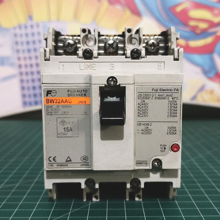 MCCB FUJI ELECTRIC BW32AAG Fuji Auto Breaker 15A 3 Pole