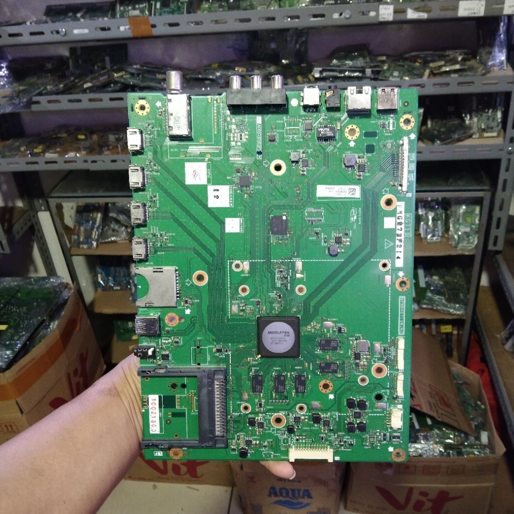 MAINBOARD TV LED SHARP LC-50LE580X - MOTHERBOARD - MESIN TV - MB TV LED SHARP LC-50LE580X