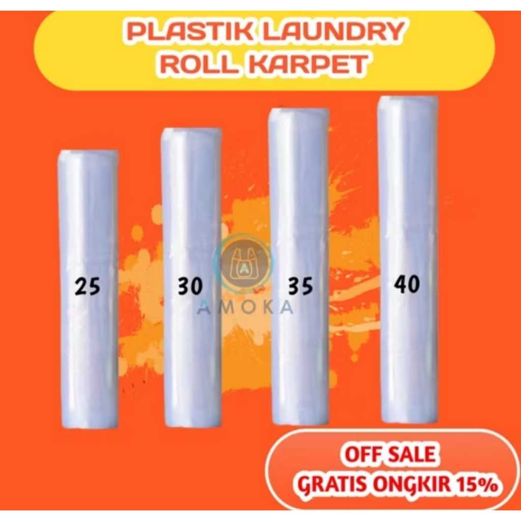 plastik roll laundry packing karpet uk 35