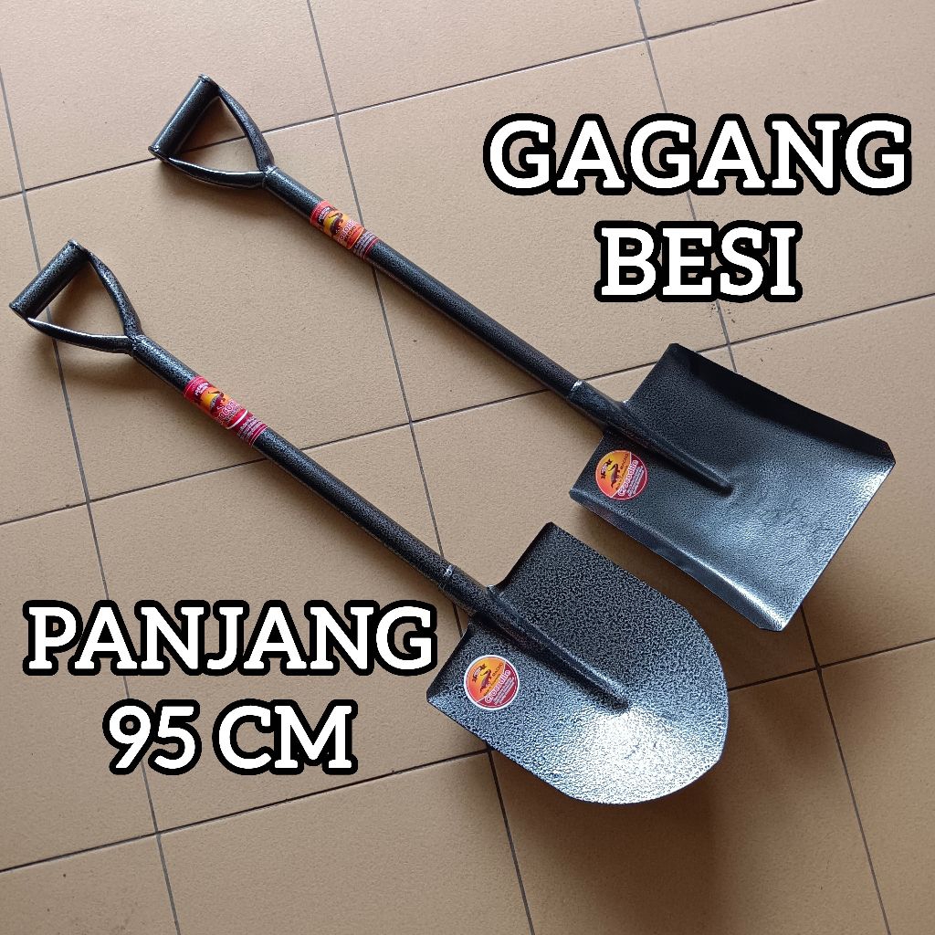 SEKOP GAGANG BESI 95 CM / SKOP SEKOP PASIR GAGANG BESI