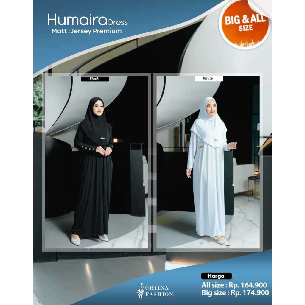 HUMAIRA DRESS SET BY GHINA FASHION