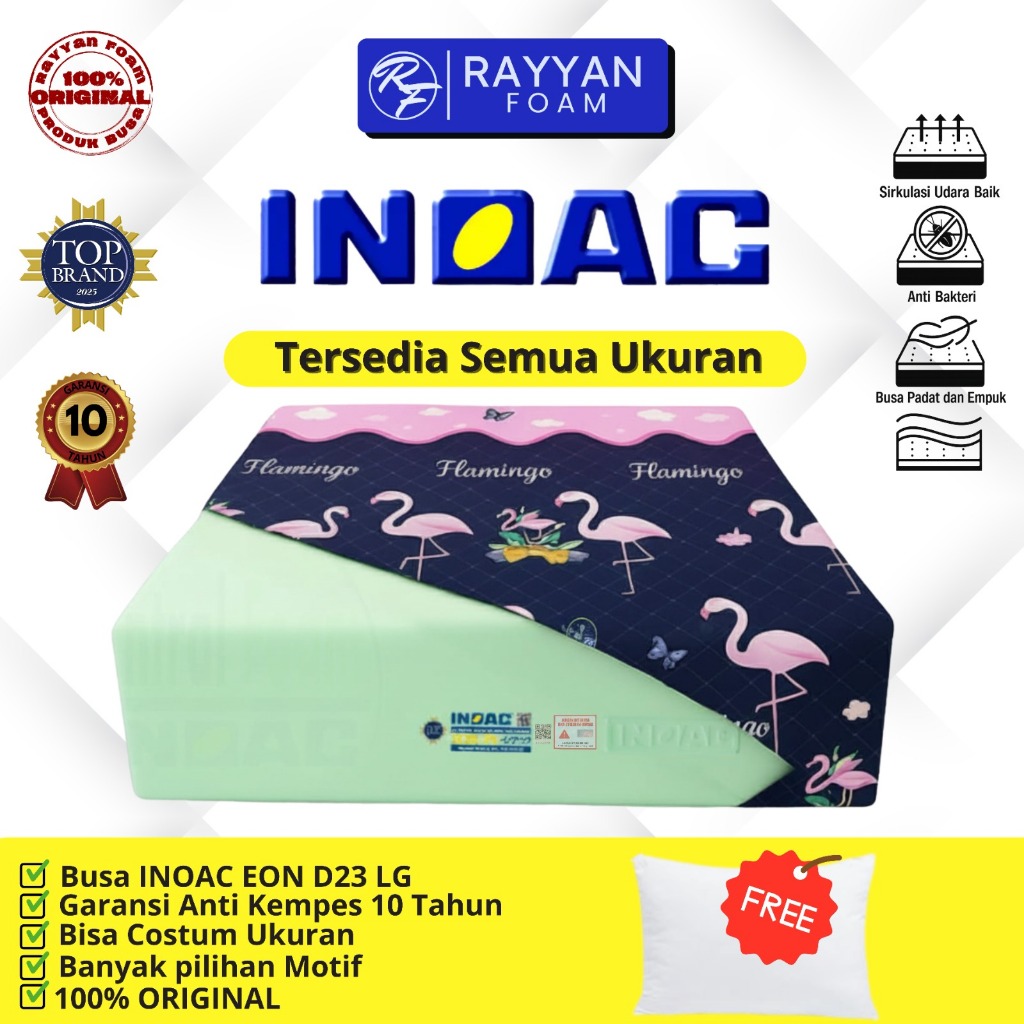 Kasur Busa INOAC , ROYAL FOAM & YUKATA Super Tebal 50cm 40cm 30cm asli Original Garansi 10 tahun