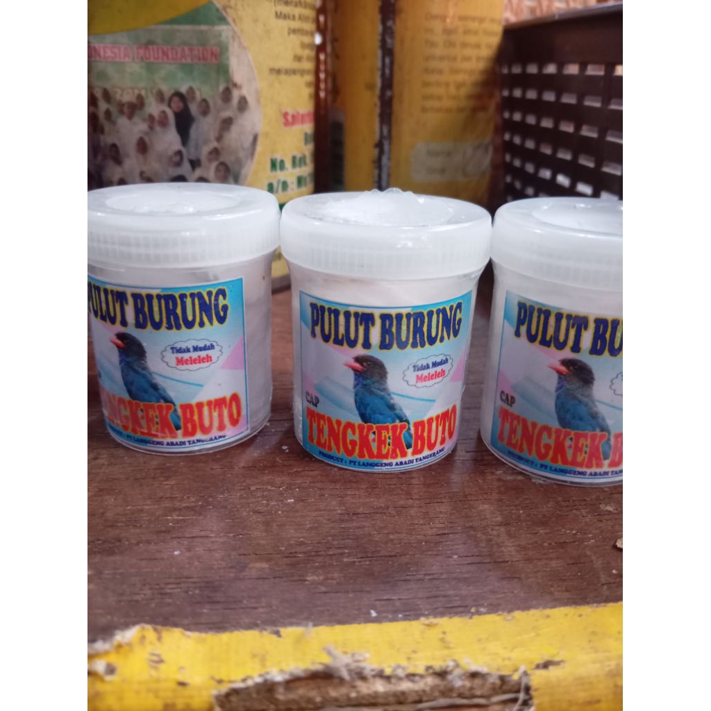 Pulut burung/lem untuk pikat burung.cap Tengkek.5o.grm.