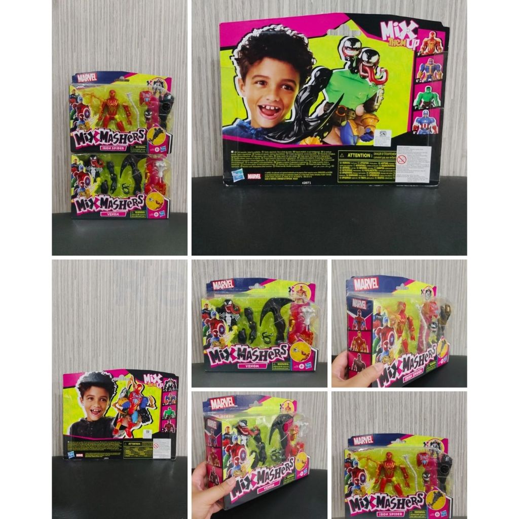 mainan anak action figure marvel mix mashers koleksi