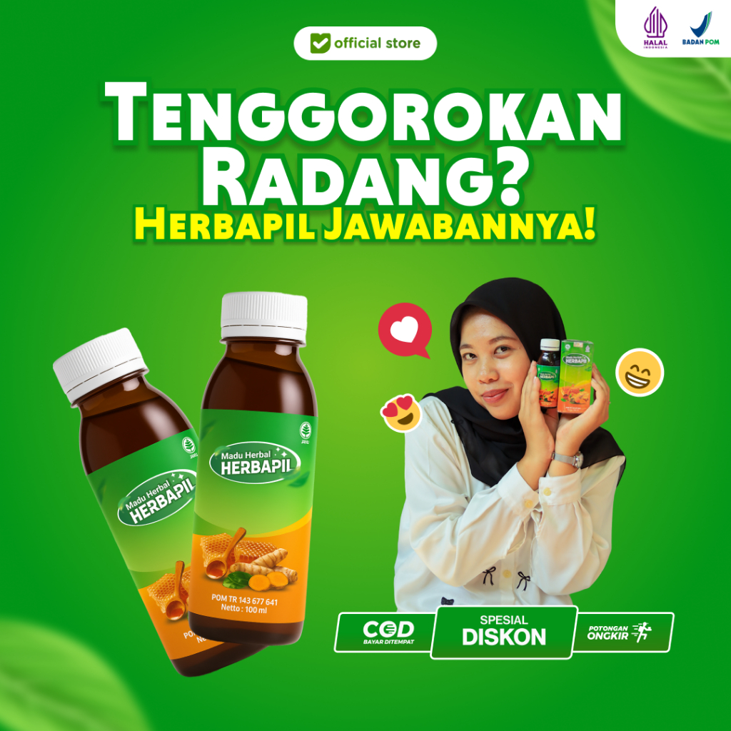 Herbapil atasi sinusitis dan batuk berdahak, tenggorokan gatal dan radang
