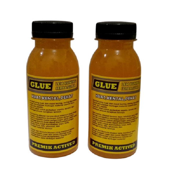Lem Aibon Actived Lem Kuning Lem Sepatu Sandal Tas Kayu Plastik Karet Isi 100ml