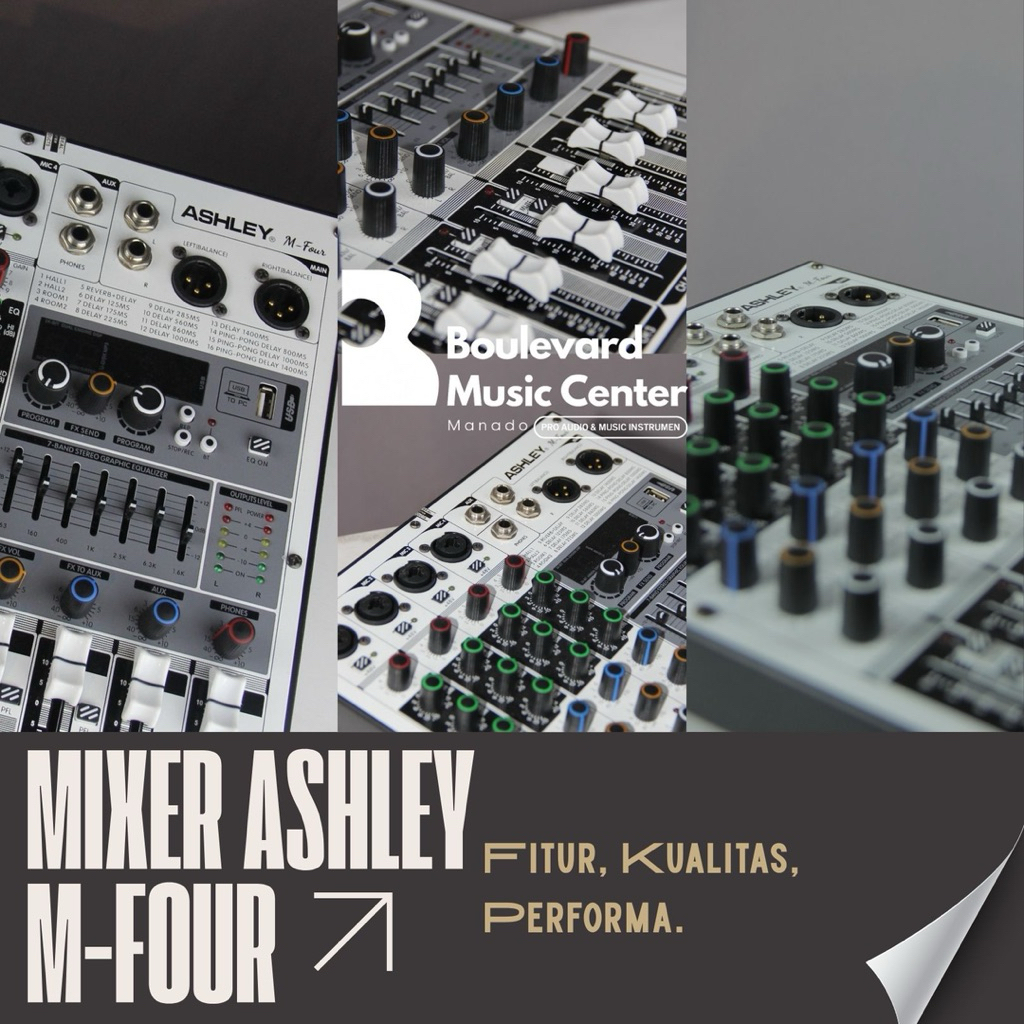 Mixer 4 Channel Ashley M-Four