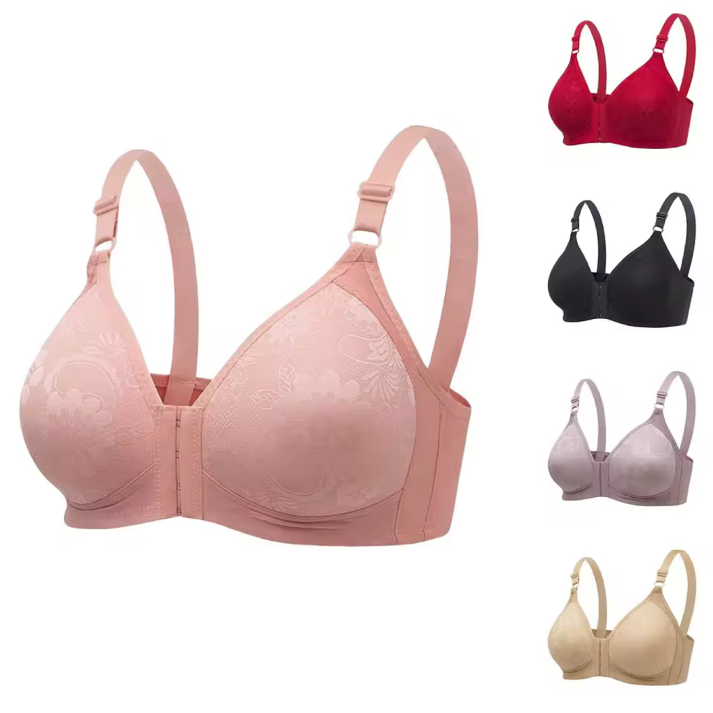 Bra Wanita Kancing Depan BH Menyusui Big Size Wanita Tanpa Kawat BH Wanita Pakaian Dalam Wanita Kanc
