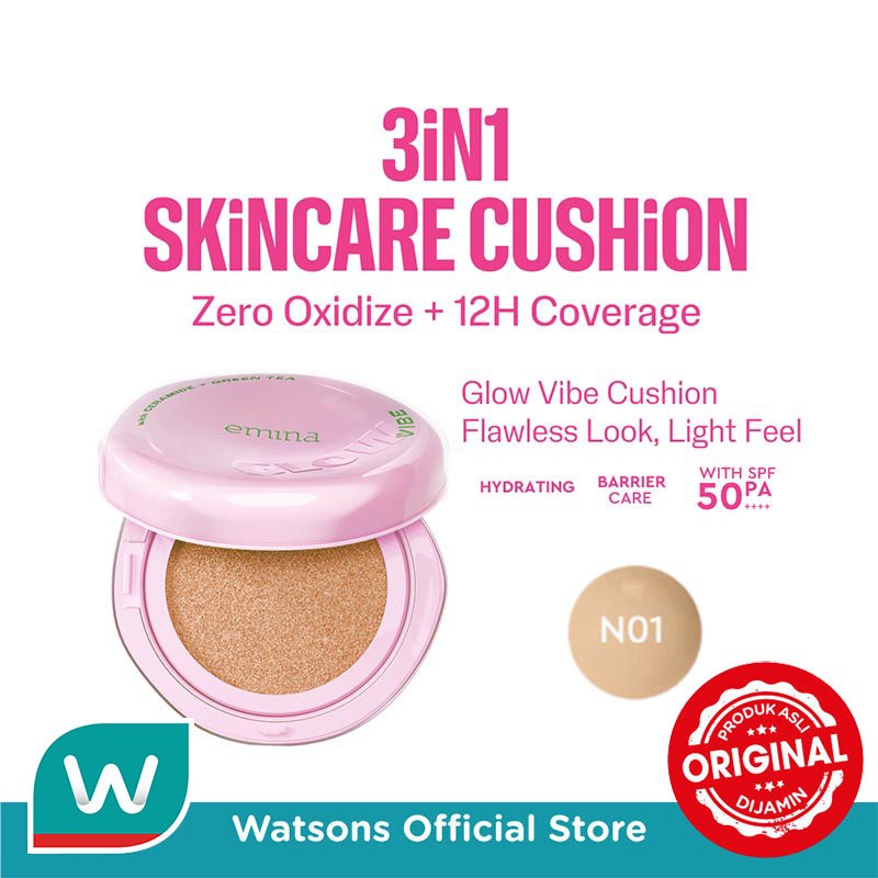 Emina Glow Vibe Cushion N01 Beam 13g