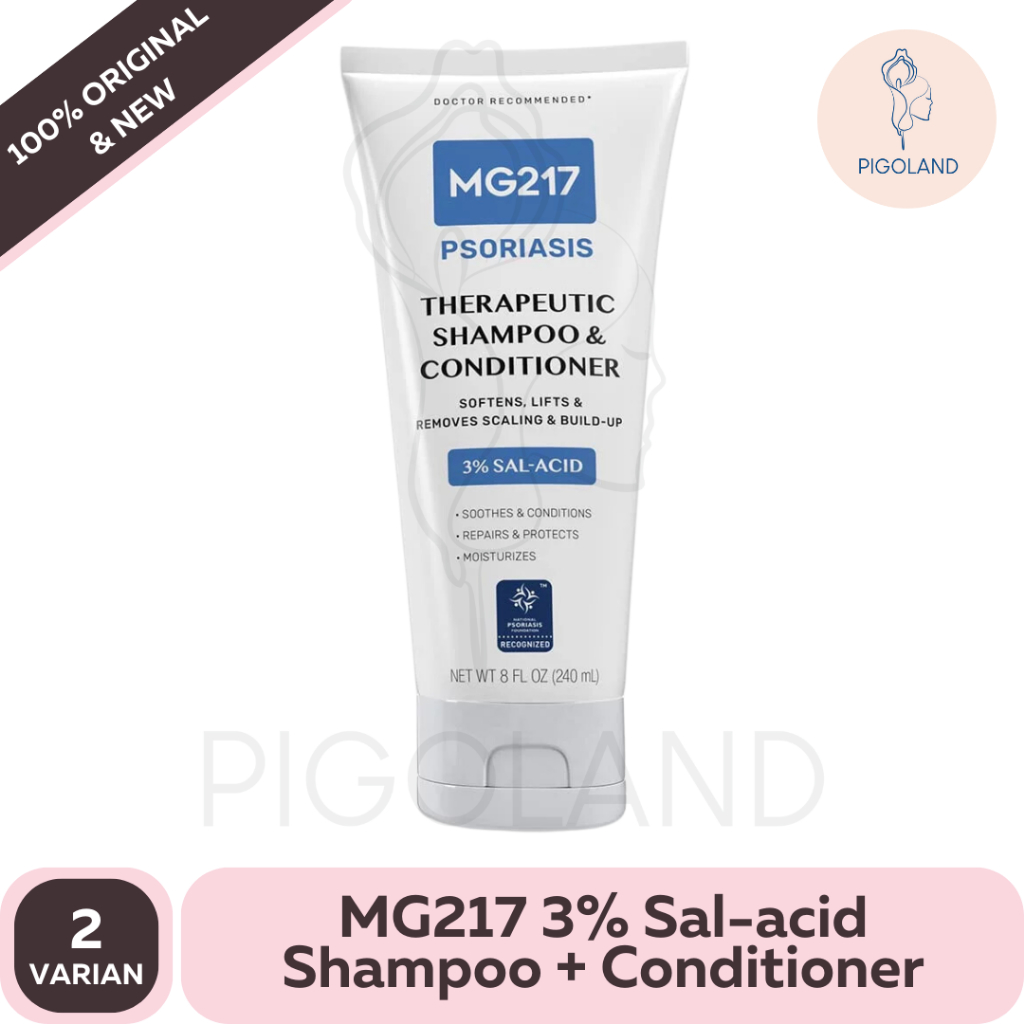 MG217 MG 217 Psoriasis 3% Salicylic Acid Shampoo + Conditioner 240 ML