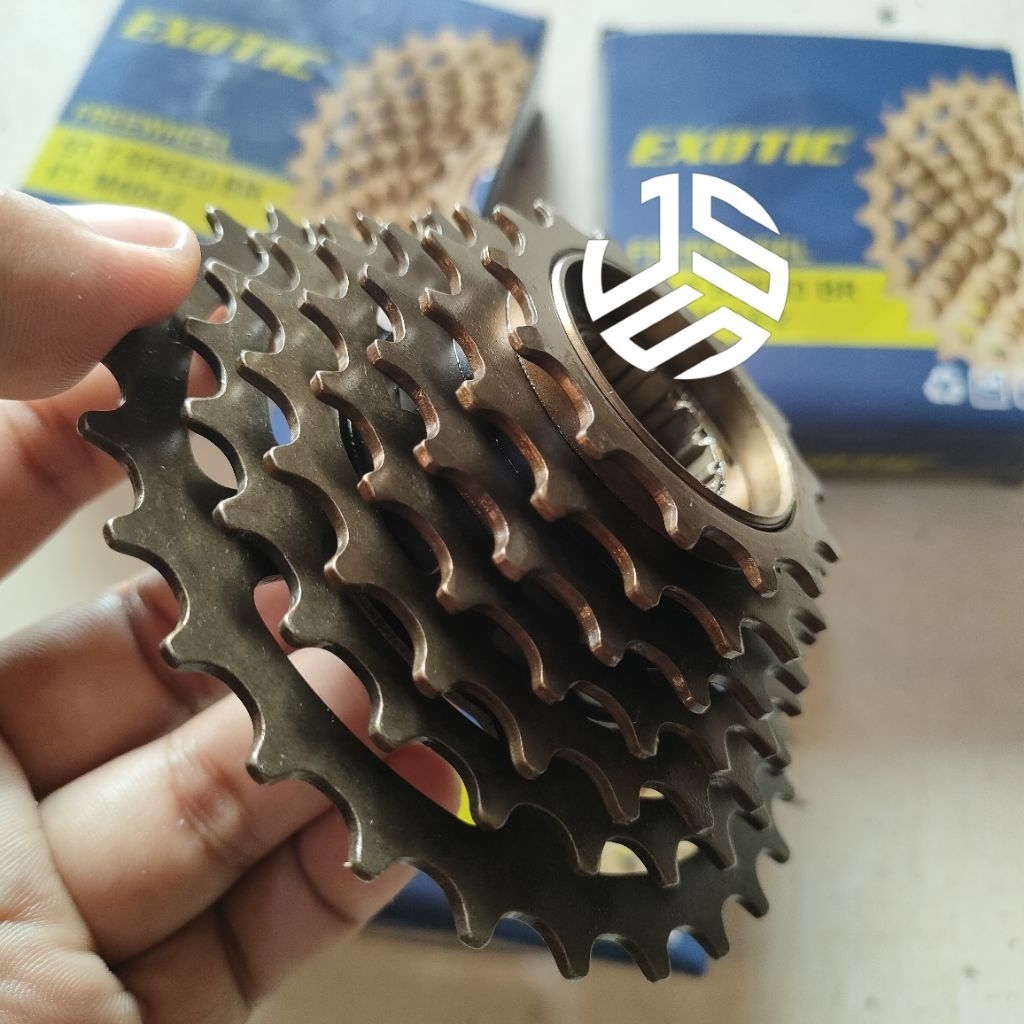 Gear Sepeda 7 speed drat ulir Exotic Sprocket Freewheel 7 Speed sepeda Gunung Lipat Minion CTB murah