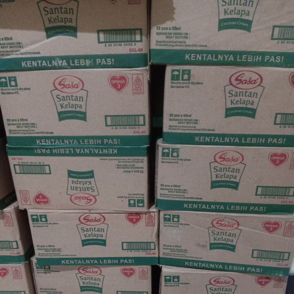 Santan sasa kartonan