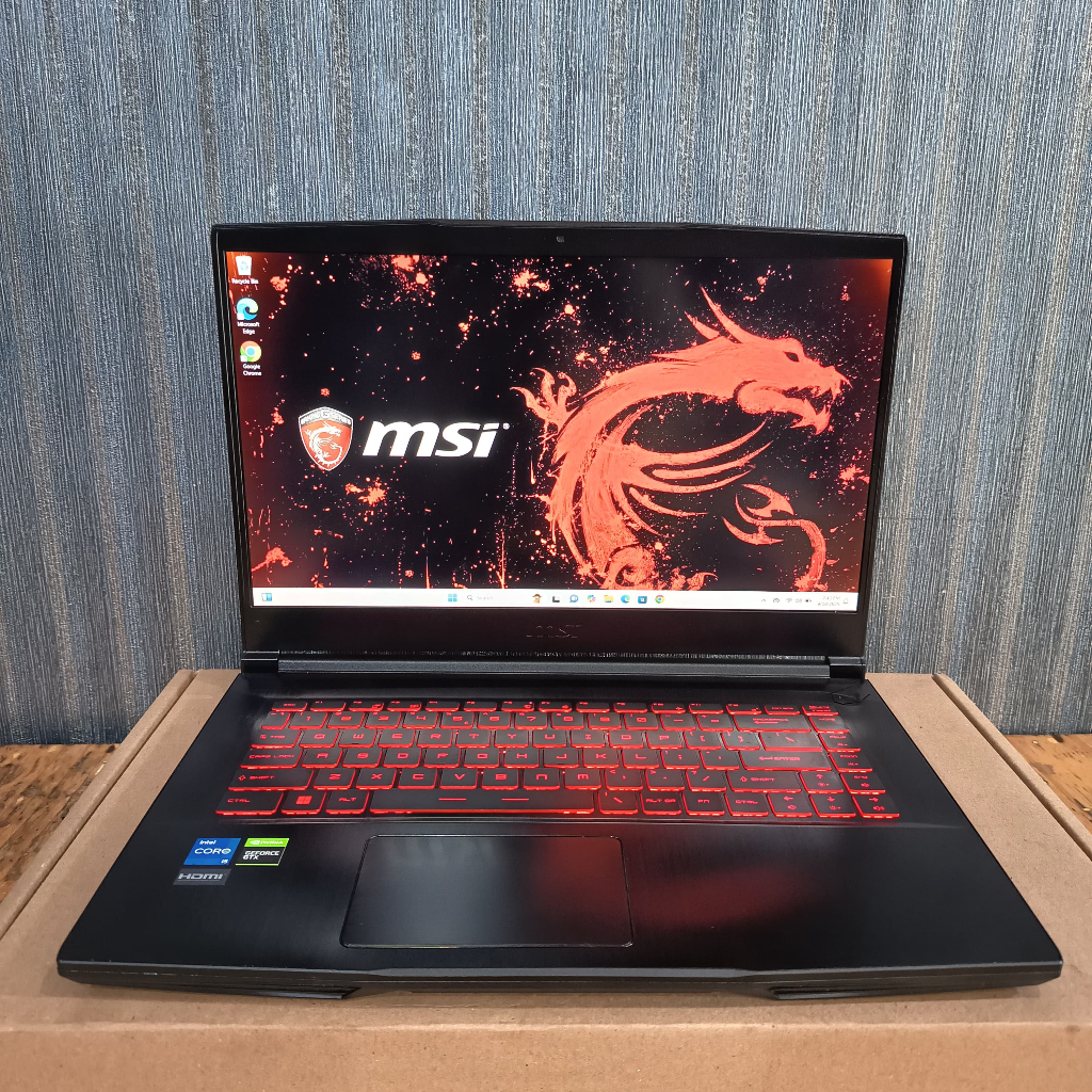 LAPTOP SECOND,Laptop MSI GF63, Intel Core i5-11400H, Gen 11Th, Ram 8Gb/512 SSD, #DualVga: - UHD Grap