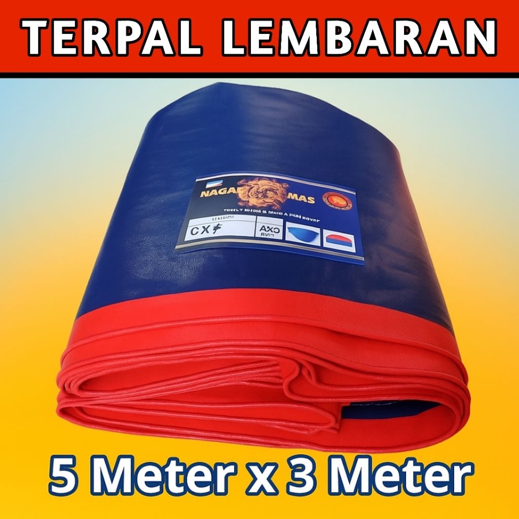TERPAL LEMBARAN 5×3 METER TERPAL BERKUALITAS SUPER TEBAL TAHAN CUACA EKSTREM TERPAL TRUK
