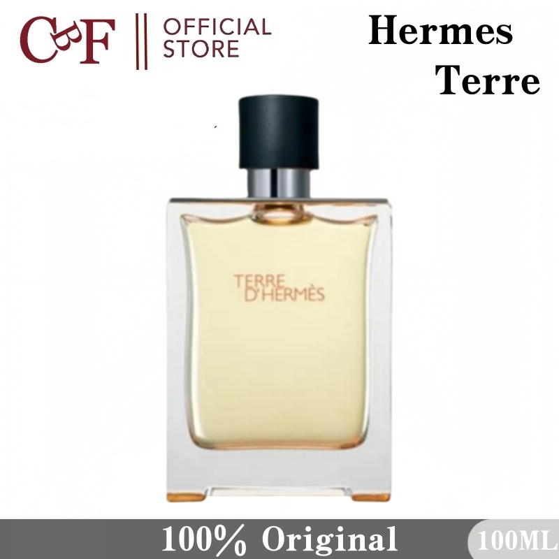 【100% Original】Hermes Terre D Hermes Eau De Toilette EDT 100ML Parfum Pria Tahan Lama 24 Jam