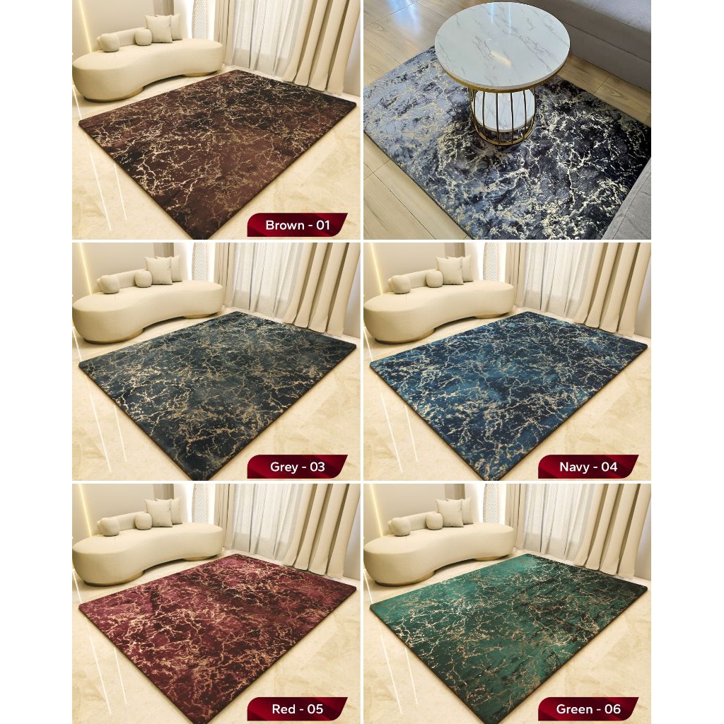 carpet soft marble gold