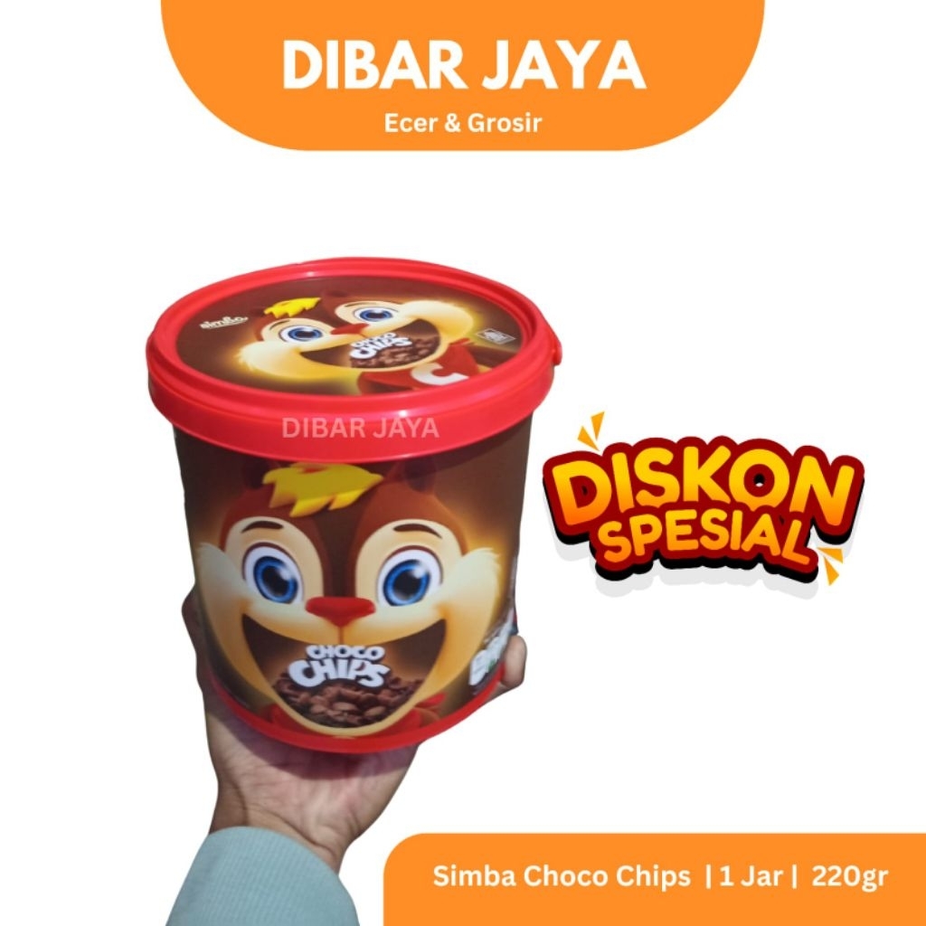 PROMO PROMO PROMO SIMBA CHOCO CHIPS CEREAL SIMBA JAR  220gr