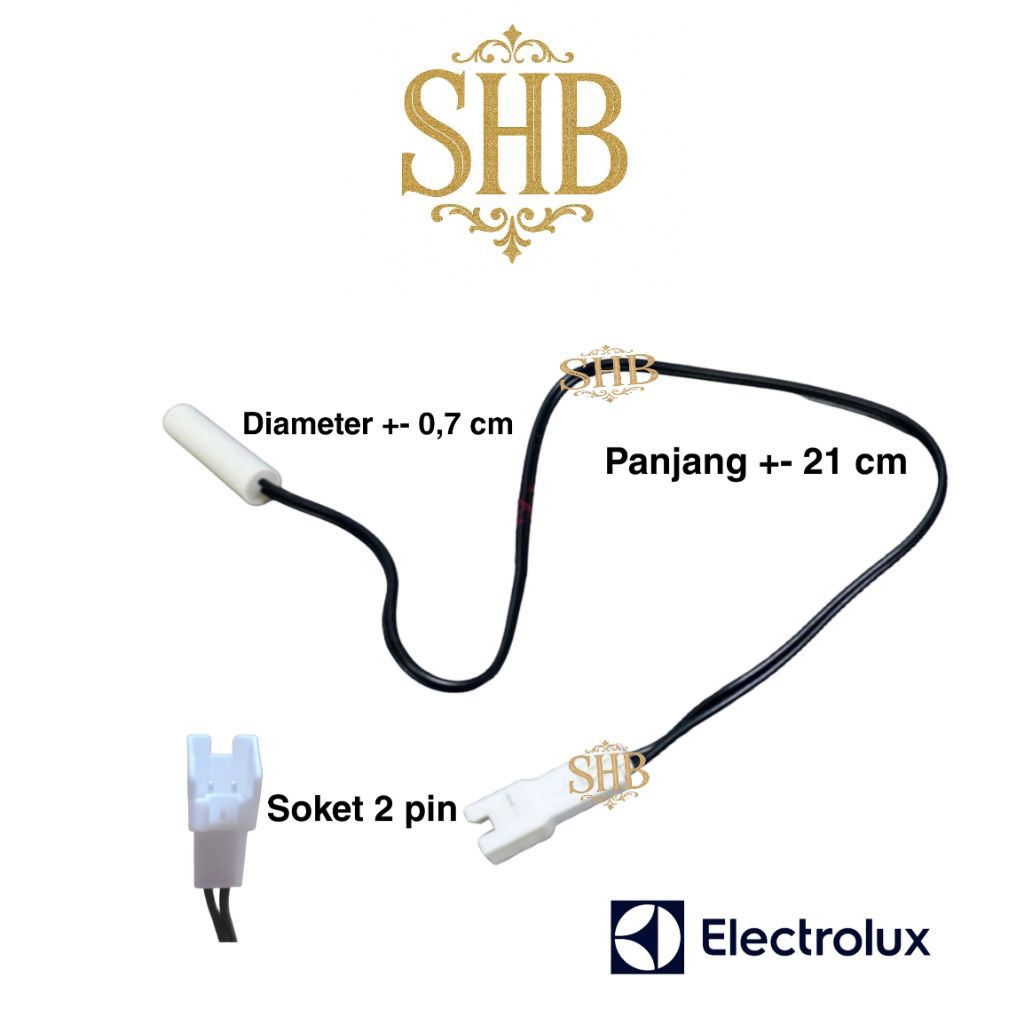 Thermistor kulkas inverter electrolux - Termis kulkas electrolux inverter - Sensor suhu kulkas elect