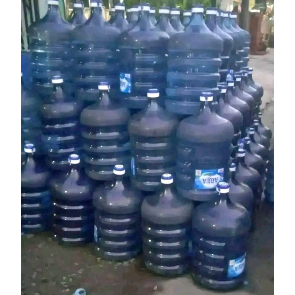Galon Aqua Asli Kosong isi 19leter/Galon Aqua Kosong