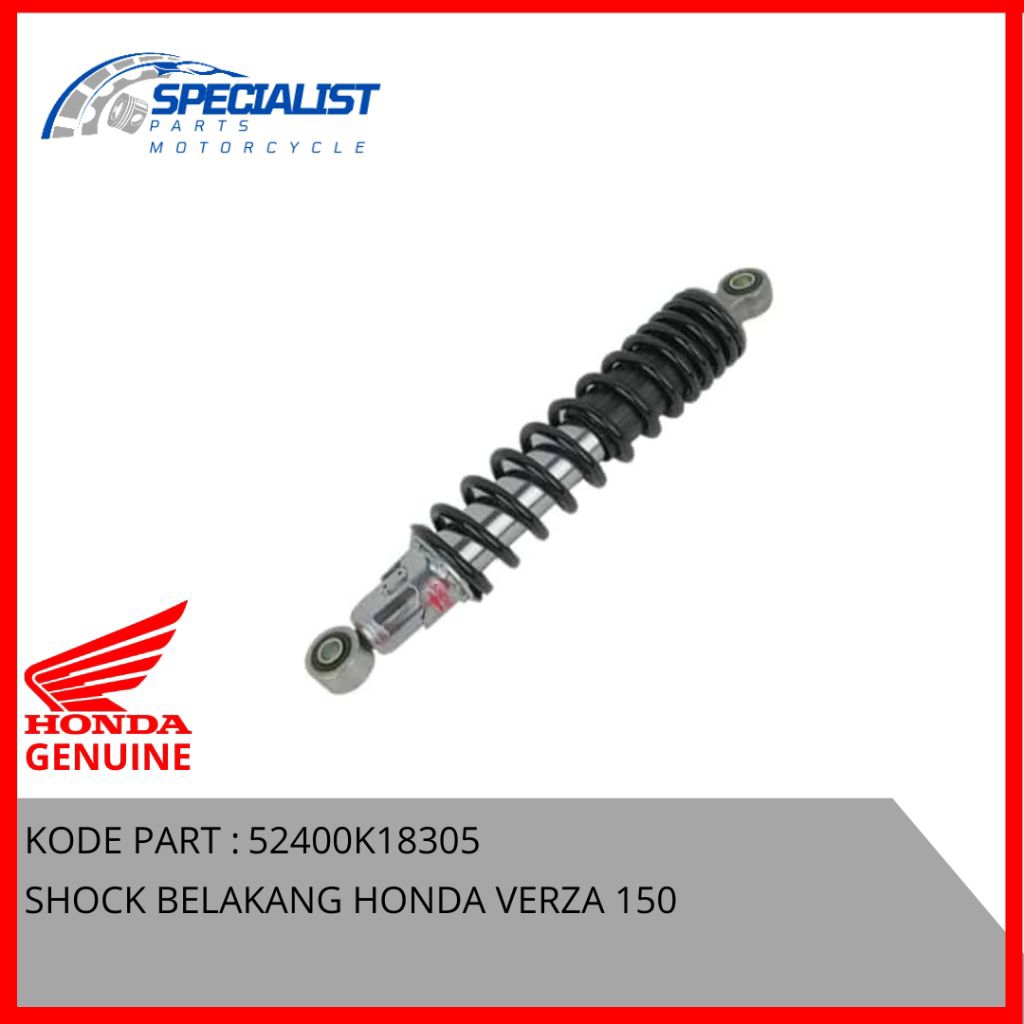 Suspensi Shock Belakang Verza 150 Shock Belakang Honda Verza 150 Ori Ahm 52400K18305