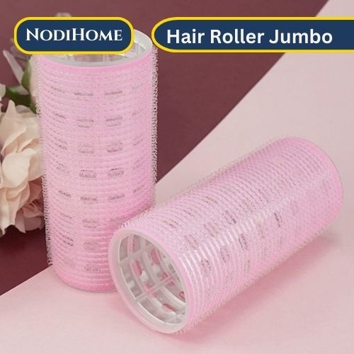 HAIR ROLLER JUMBO PINK Roll Rambut Besar Ala Korea Gulungan Rambut