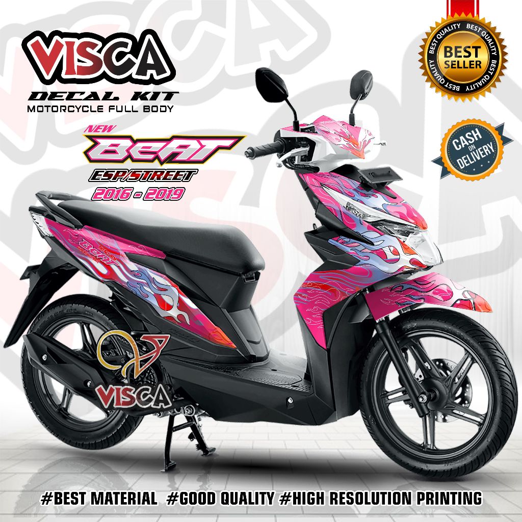 Sticker Beat Esp Full Body 2016 - 2019 Striping Beat Esp 2019 Stiker Beat New 2019 Striping Beat New