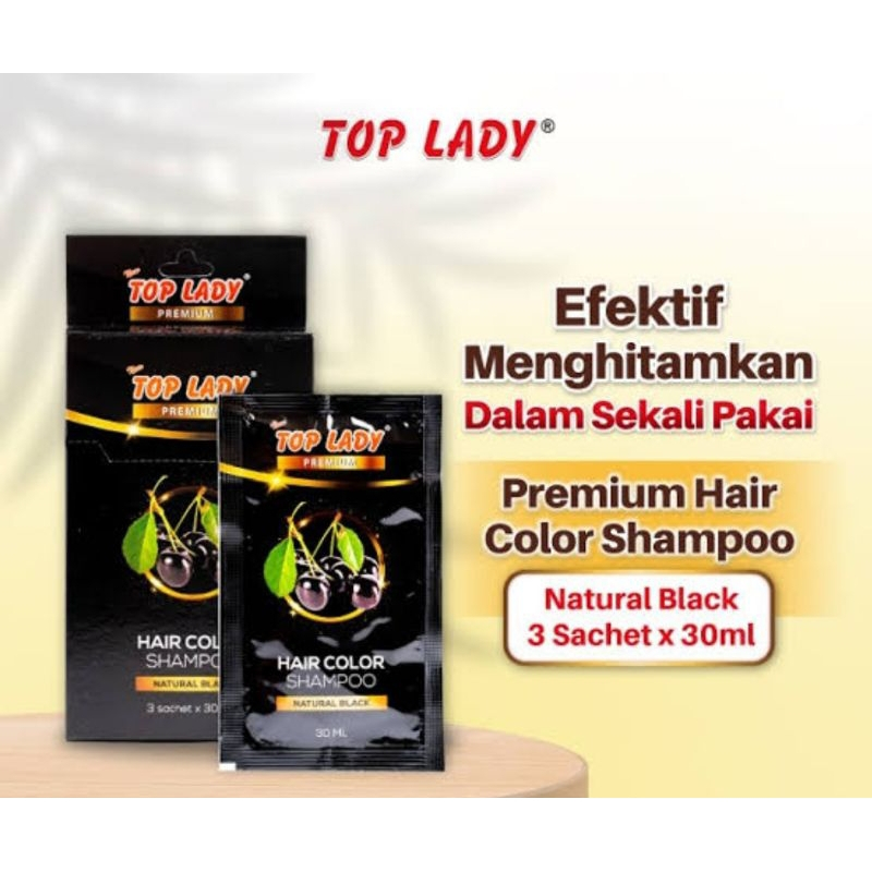 TOP LADY Hair Color Shampoo / Top Lady Hair Color Shampoo
