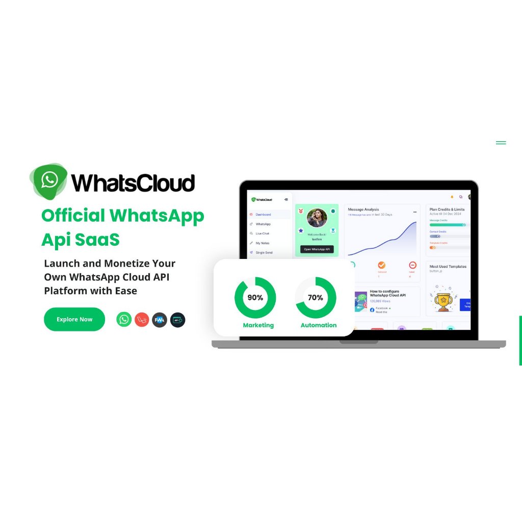 WhatsApp Cloud API Official Meta SAAS + Midtrans