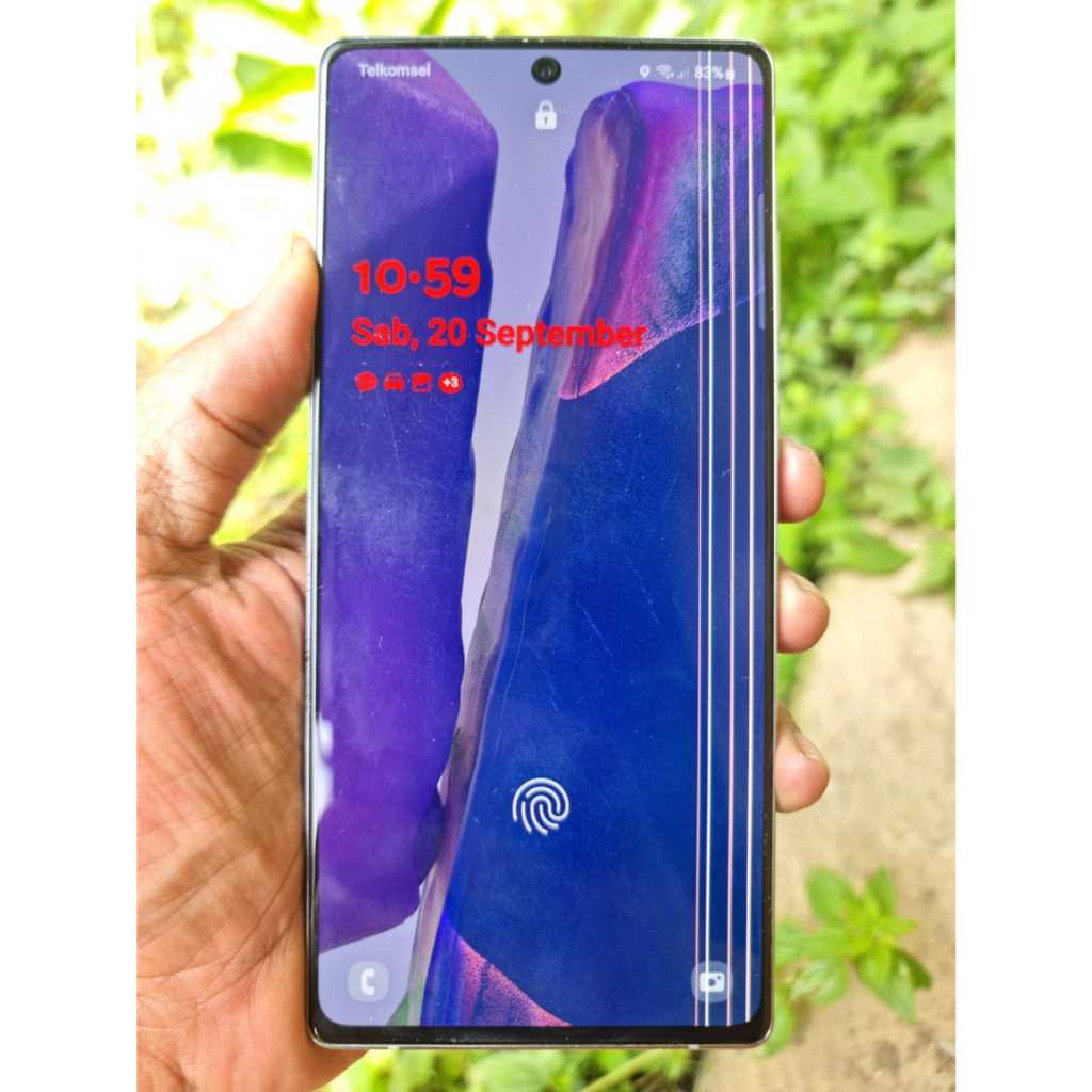 LCD + Frame Samsung Note 20 Copotan