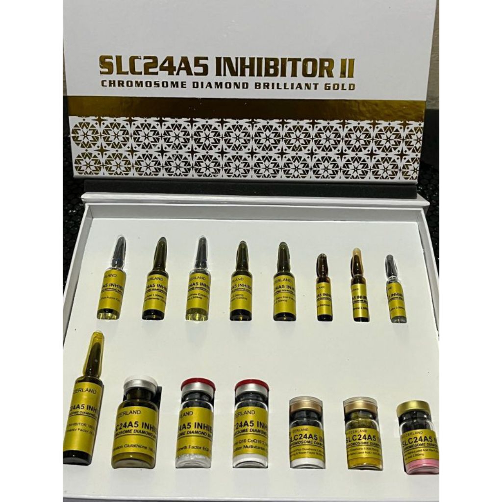 slc24a5 inhibitor ll chromosome diamond brilliant gold