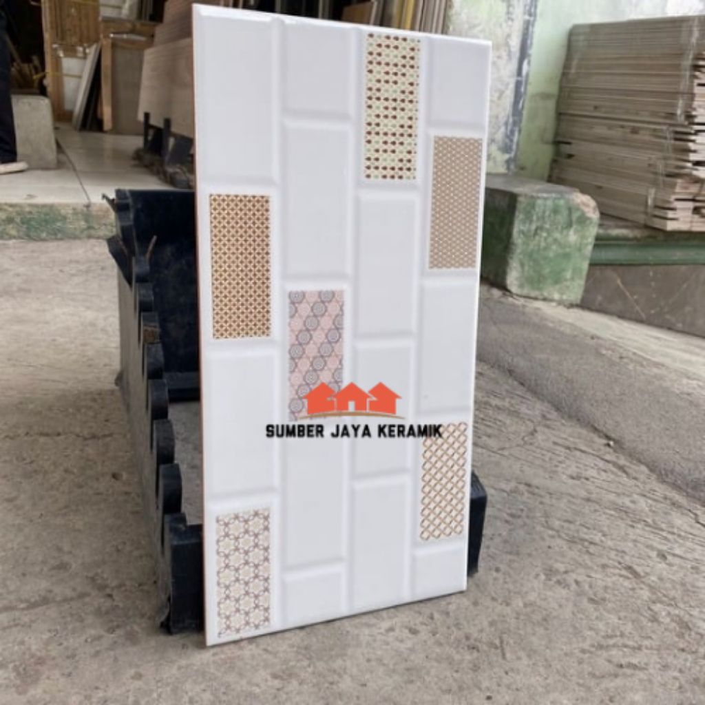 Keramik dinding - Firenze beige 25x50 glossy uno