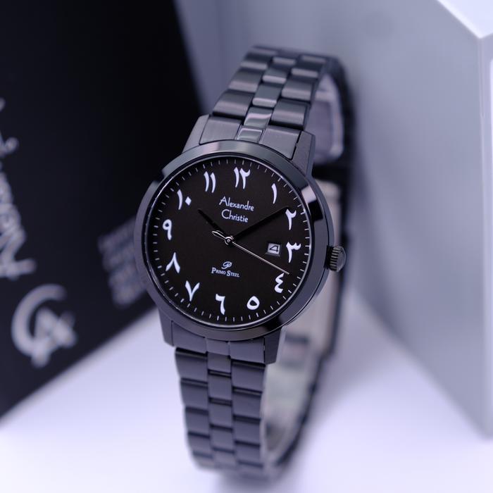 Jam Tangan Wanita Alexandre Christie AC1007 / AC 1007 Arabic Dial Original – Stainless Steel  Garans