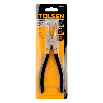 ang Snap Ring Bengkok Buka 7" (180mm) TOLSEN 10092/Tang Snap Ring Gagang Karet Bengkok Buka 7 inch T